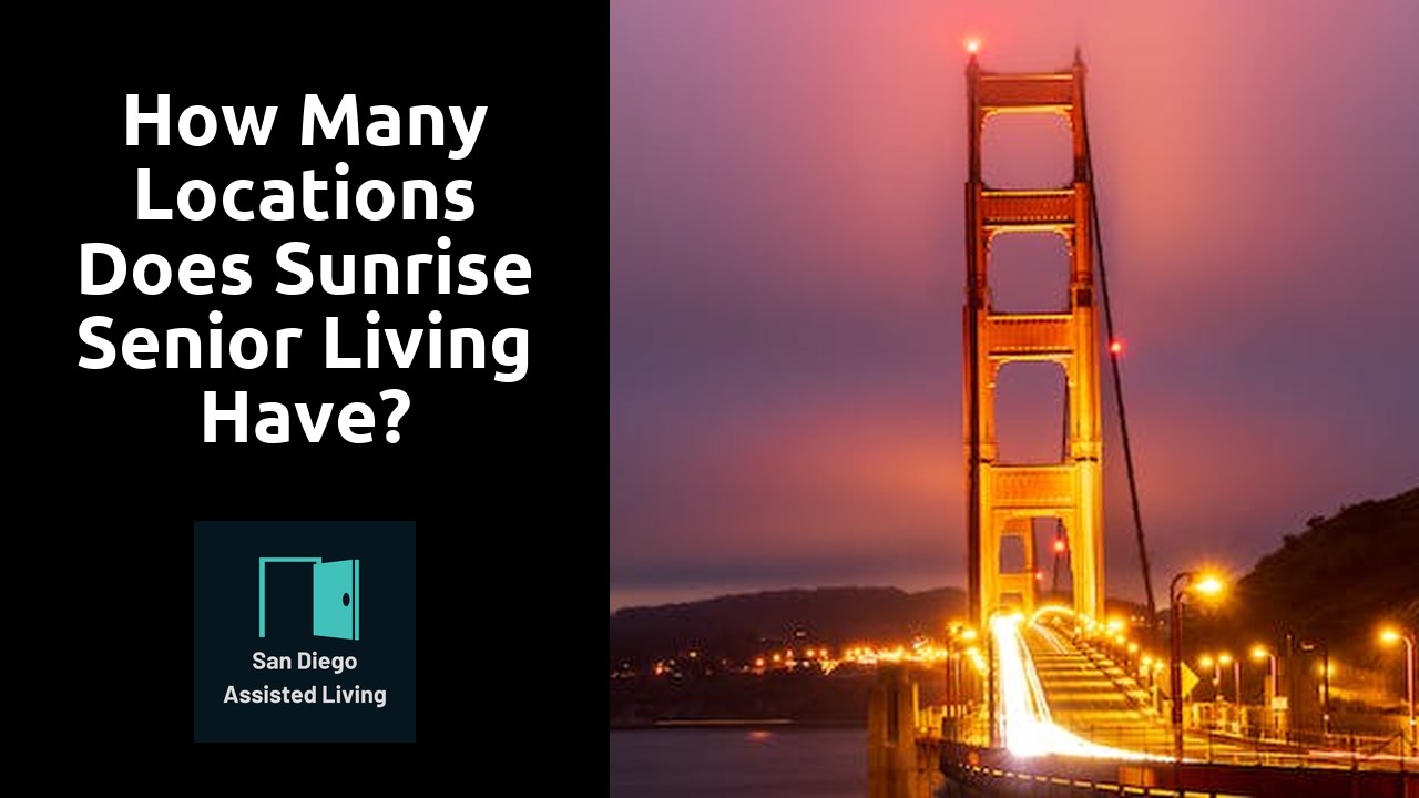 How many locations does Sunrise Senior Living have?