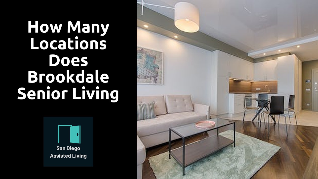 How many locations does Brookdale Senior Living have?