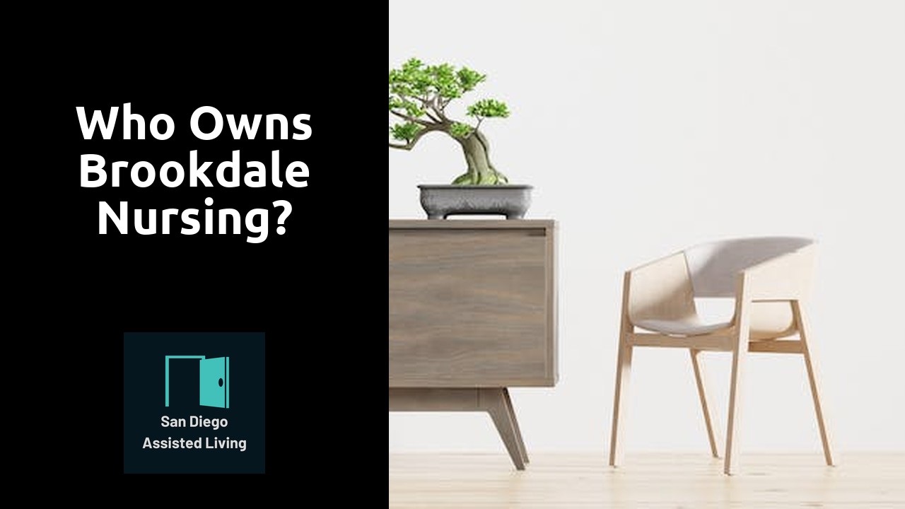 Who owns Brookdale Nursing?